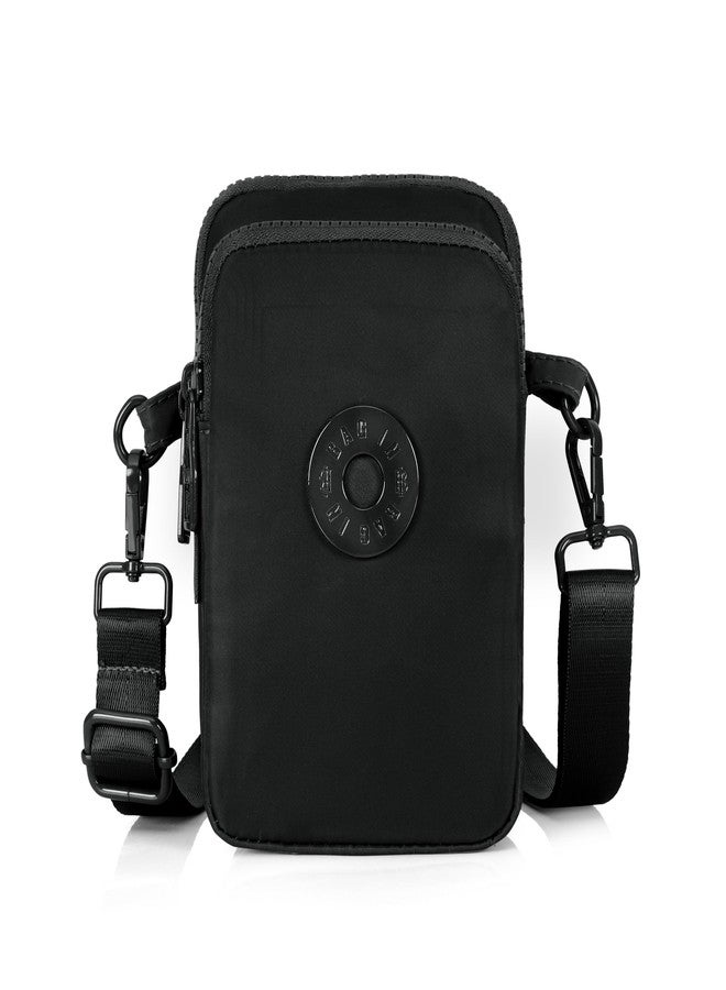 BAG IN ENTERPRISE BAG IN Crossbody Travel Bag with Adjustable Strap, Multi-Pocket Phone Purse, Lightweight Nylon Shoulder Bag for Everyday Essentials (BLACK) - Image 1